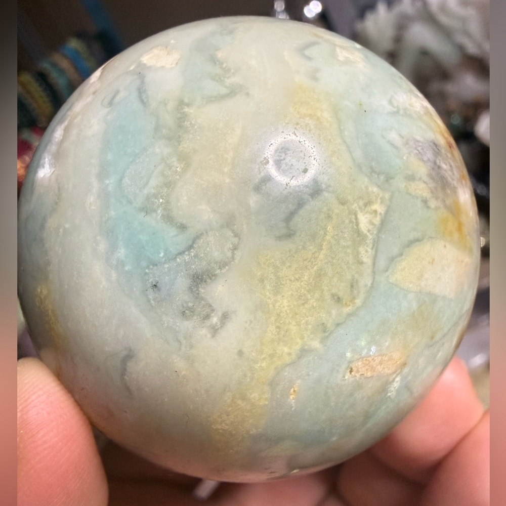Caribbean Calcite Sphere - Picture 3 of 6